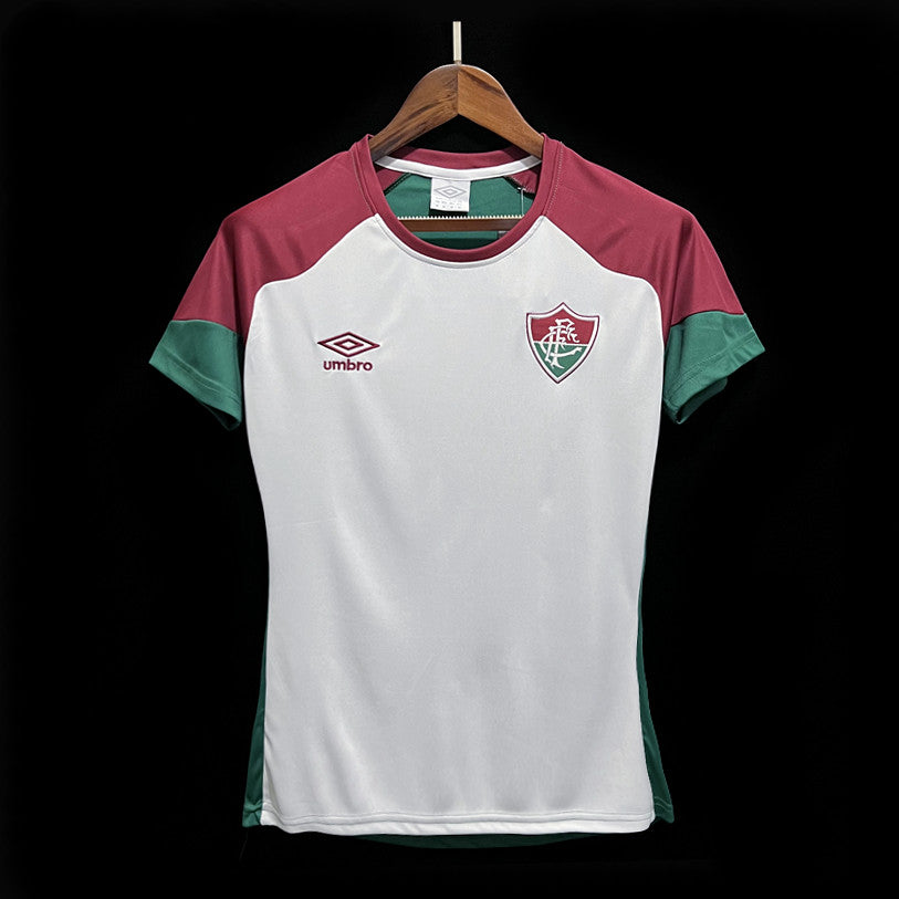 FLUMINENSE WHITE AND RED TRAINING UNIFORM 23/24 WOMAN