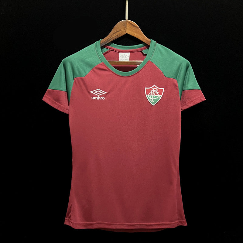 FLUMINENSE TRAINING RED AND GREEN UNIFORM 23/24 WOMAN