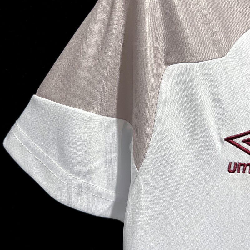 FLUMINENSE WHITE AND GRAY TRAINING TRAINING UNIFORM 23/24 WOMAN